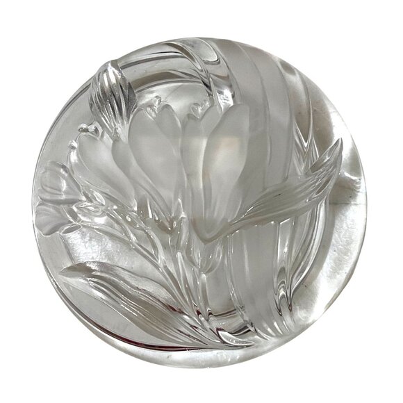 Vintage Mikasa Clear Glass Lot of 3 Items Candy Dish Bud Vase Home Decor Display - Picture 4 of 9